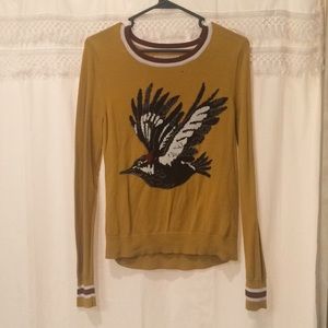 Women’s Abercrombie and Finch bird sweater